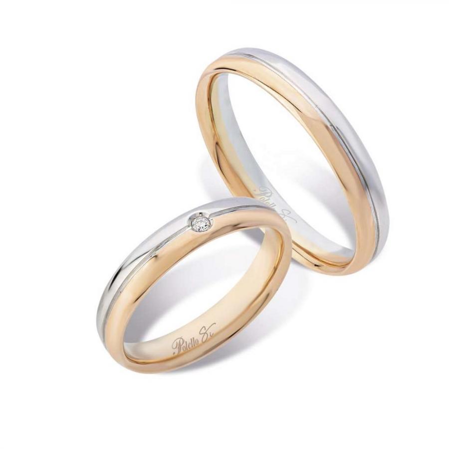Coppia Fedi POLELLO Una Scelta D’Amore - 3313DBR - 3313UBR
