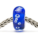 Beads TROLLBEADS   -   Diamante Blu Universale  -   in Vetro e Zirconi   -  TGLBE-00041 - immagine 2