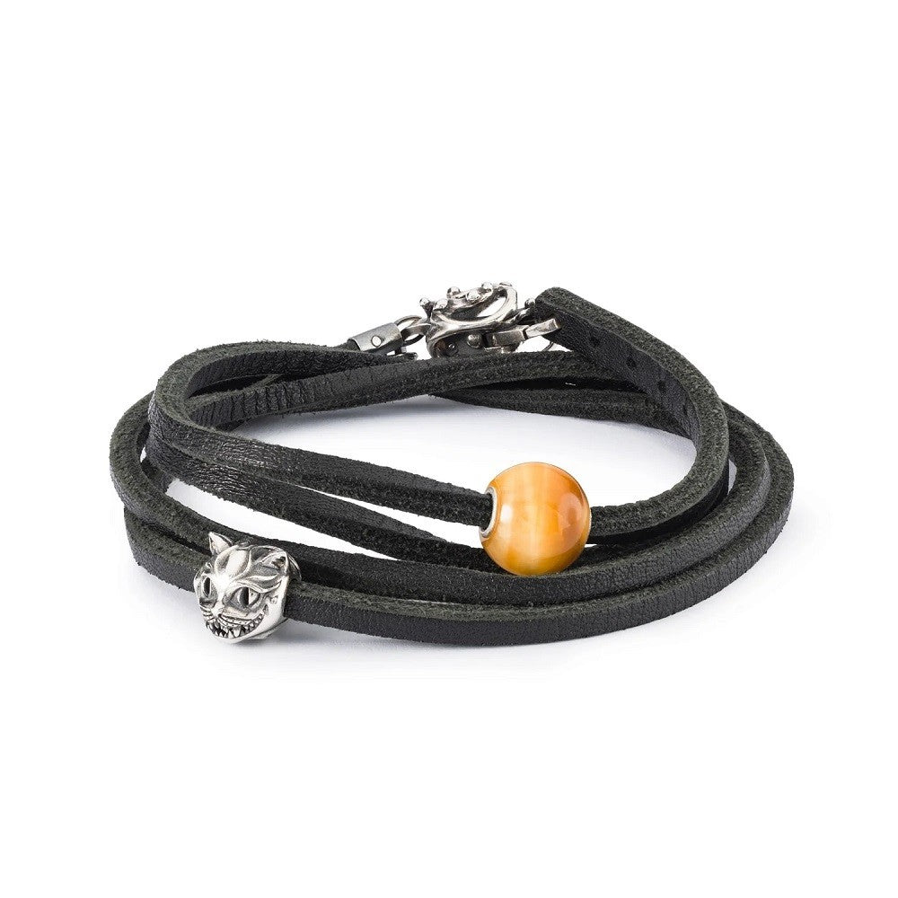 Beads TROLLBEADS   -   Onice di Gatto Rotondo Grande   -   in Pietra Preziosa   -   TSTBE-10020 - immagine 4