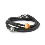 Beads TROLLBEADS   -   Onice di Gatto Rotondo Grande   -   in Pietra Preziosa   -   TSTBE-10020 - immagine 4