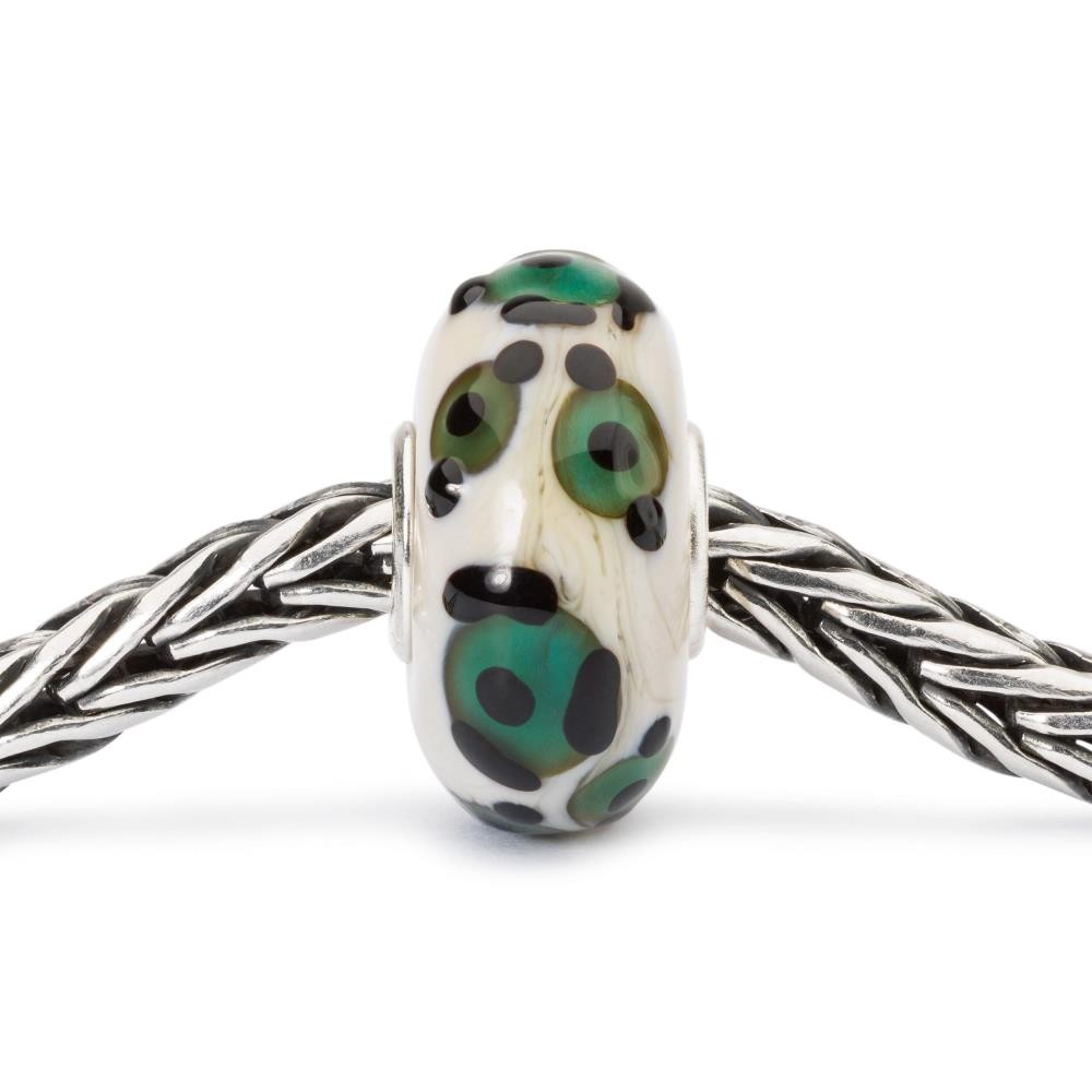 Beads TROLLBEADS Giaguaro Opalescente in Vetro di Murano - TGLBE-10418 - immagine 2