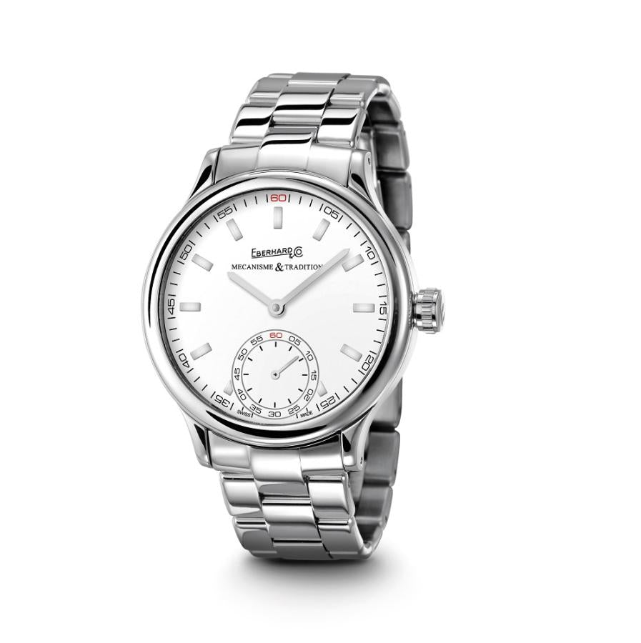 Orologio Uomo EBERHARD Traversetolo - Quadrante Bianco - 21116 CA
