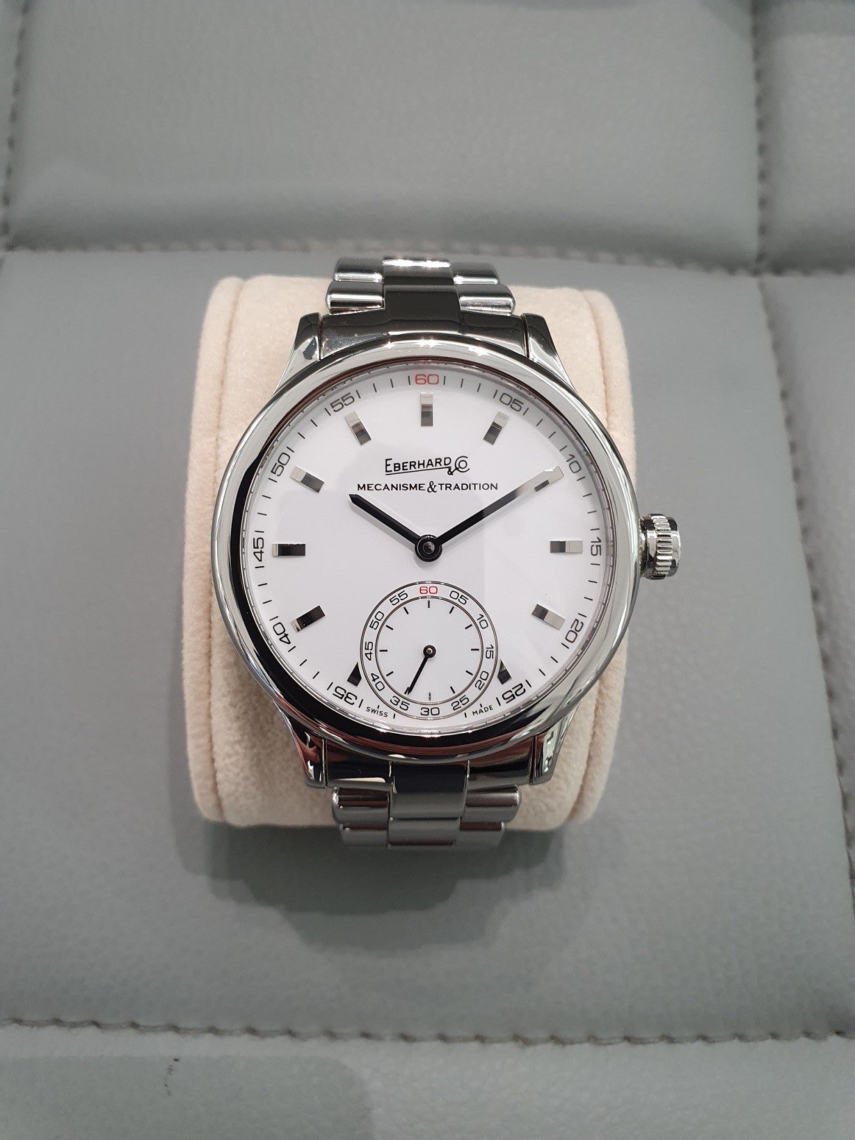 Orologio Uomo EBERHARD Traversetolo - Quadrante Bianco - 21116 CA - immagine 2