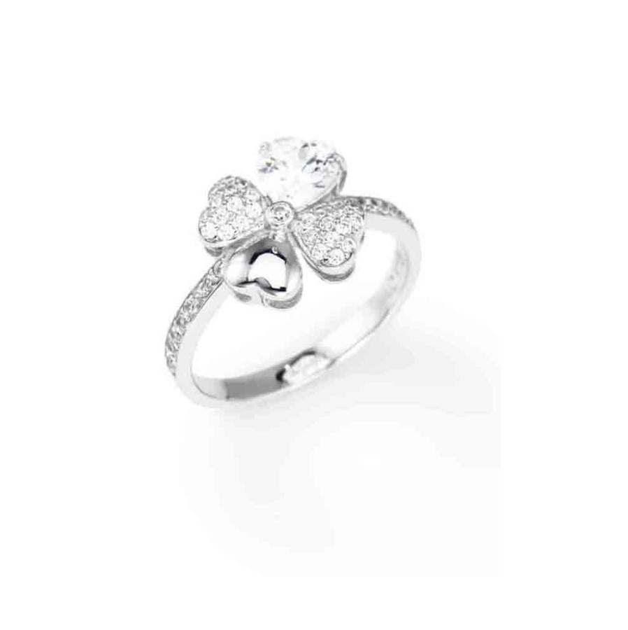 Anello Donna AMEN Quadricuore - RQUBB-14