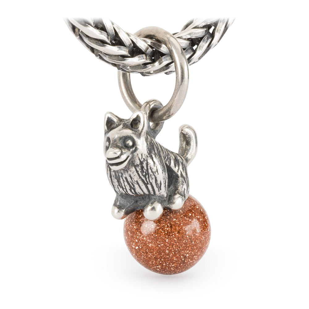 Pendente TROLLBEADS Lealtà Incondizionata in Argento 925 e GoldStone - TAGBE-00302