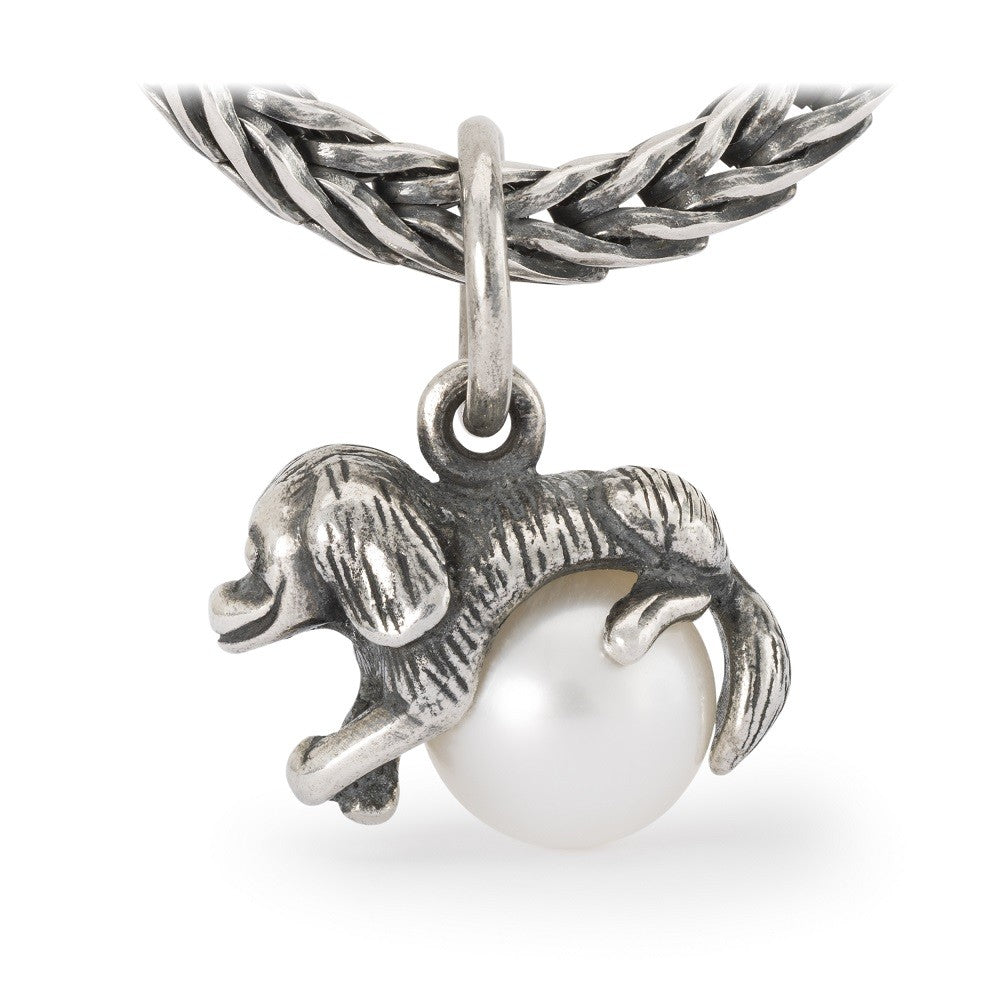 Pendente TROLLBEADS Conforto Incondizionato in Argento 925 e perla bianca - TAGBE-00303