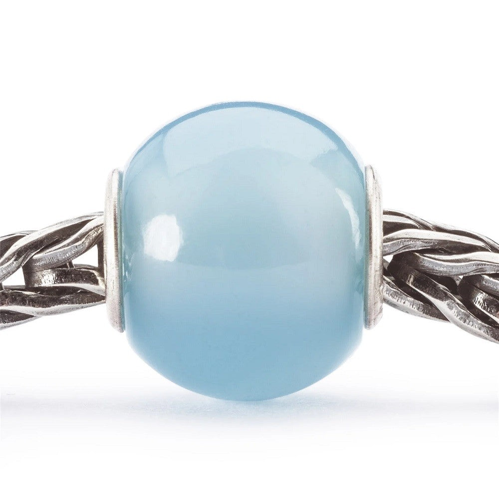 Beads TROLLBEADS Agata Blu Chiaro Rotonda in Pietra Preziosa - TSTBE-00037 - immagine 4