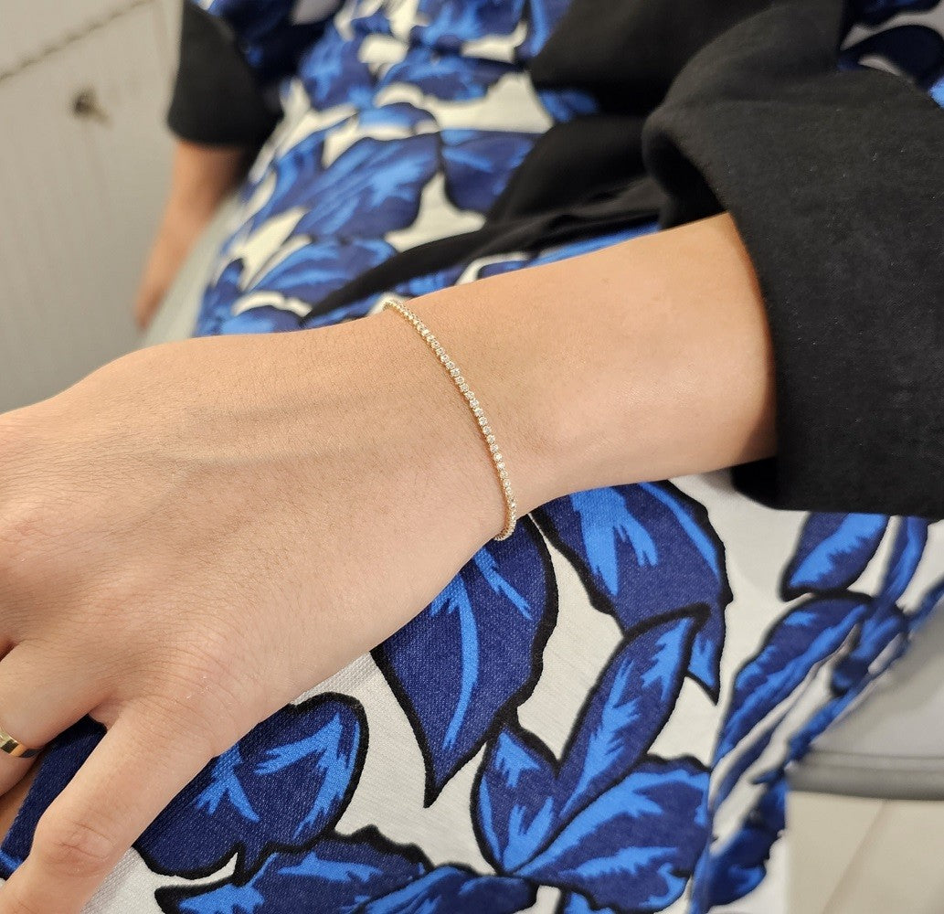 Bracciale Tennis Donna in ORO 750 (18KT) - 1186.BR91432:58M6