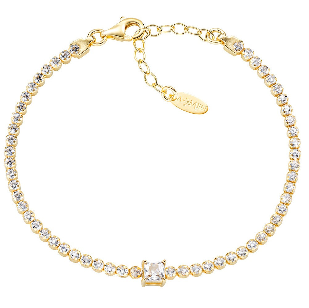 Bracciale Donna AMEN Tennis - BT21QUGBZ16