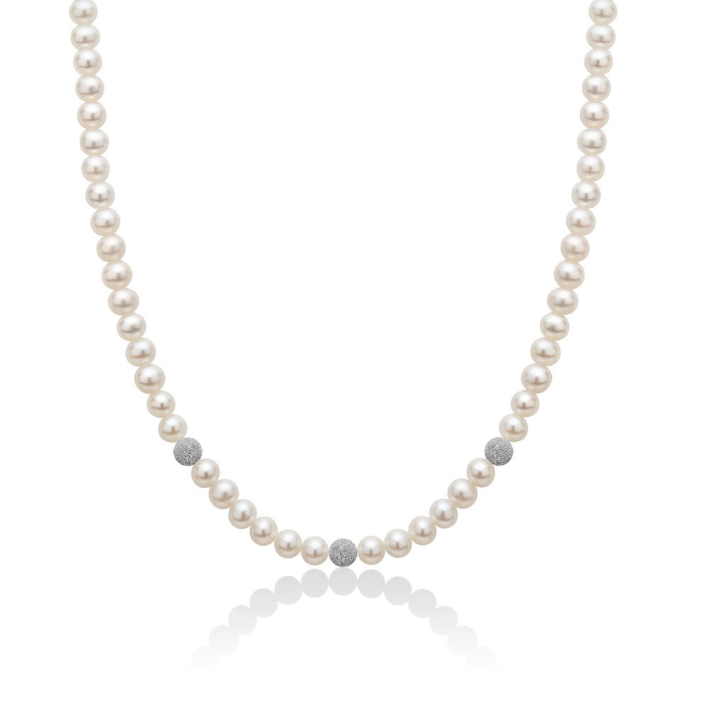 Collana Donna MILUNA Perle 750 - PCL1701BV