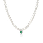 Collana Donna MILUNA Perle 750 e Gemme Preziose - PCL6078