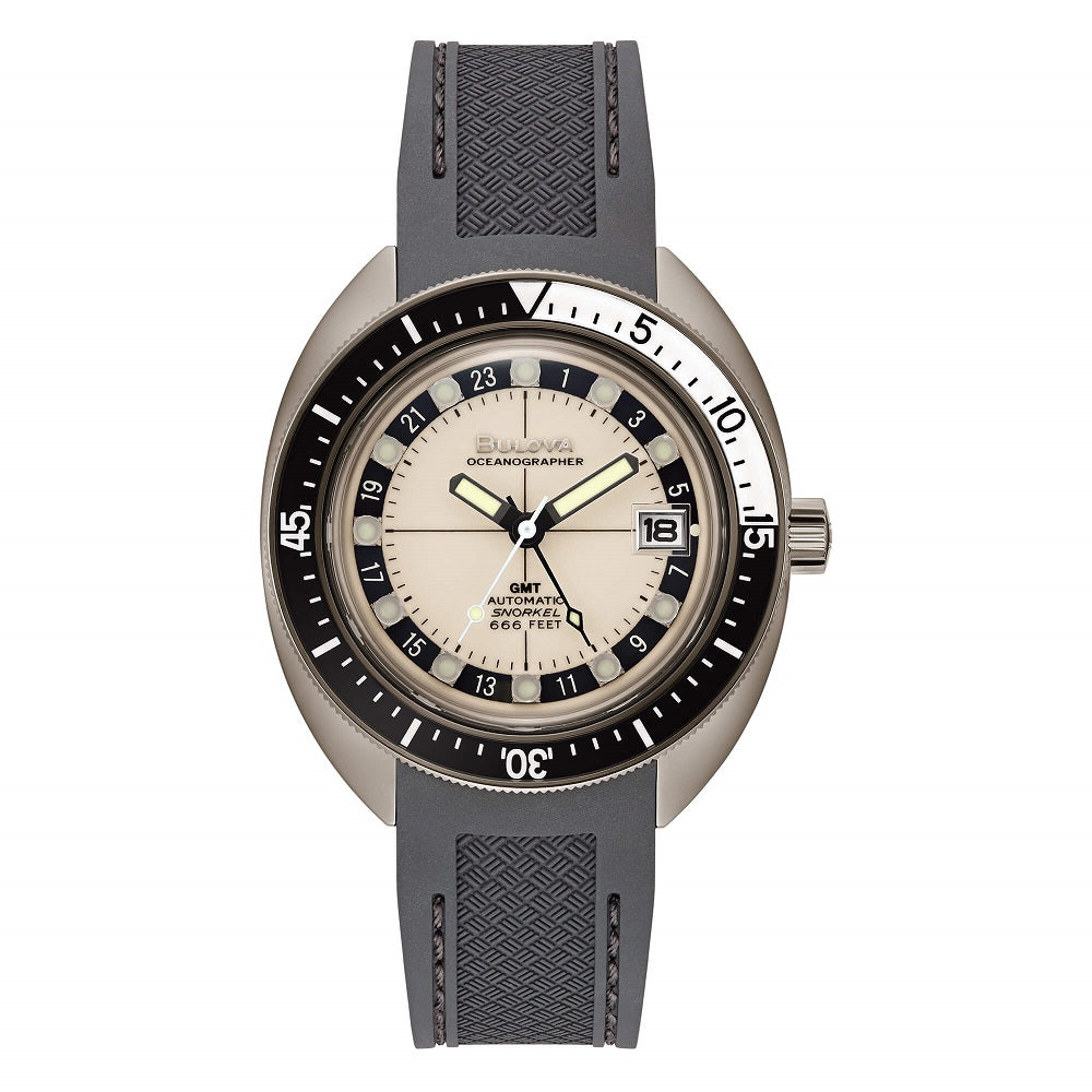Orologio Uomo BULOVA Oceanographer GMT 666 Devil's Diver - 98B407