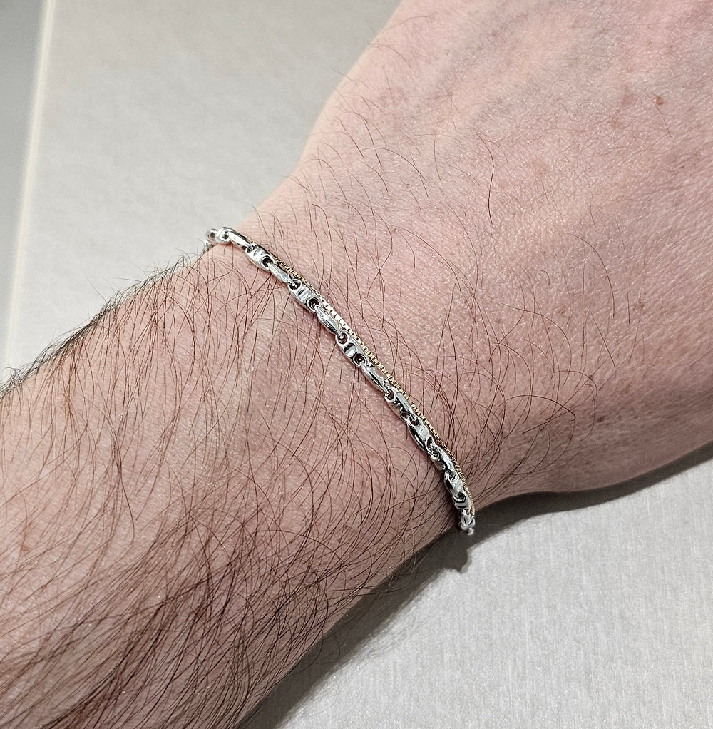 Bracciale Uomo in ORO 750 (18KT) - 1224.BR535X82M6