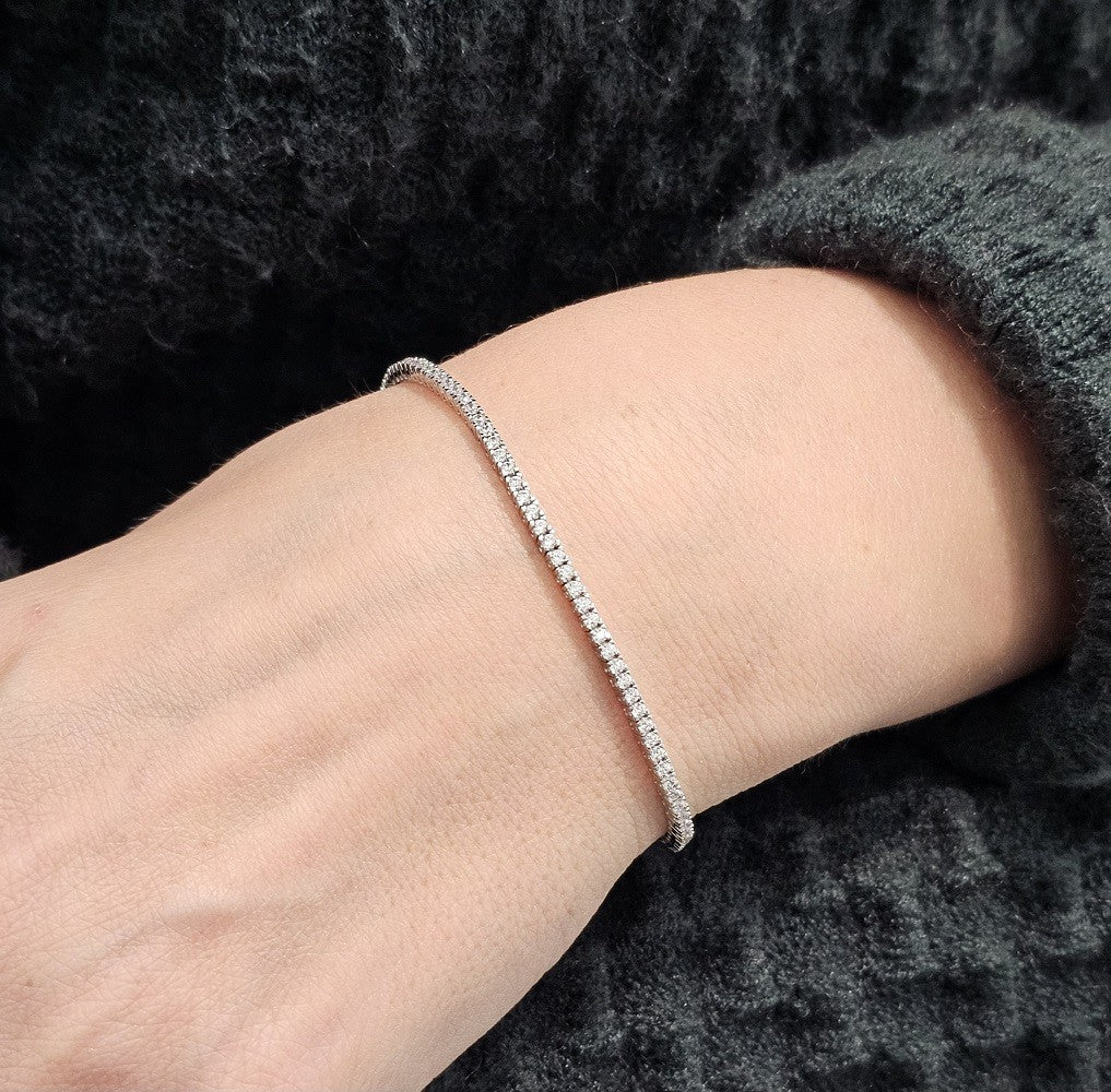 Bracciale Tennis Donna in ORO 750 (18KT) - 1540.BR85748:110M14 - immagine 2