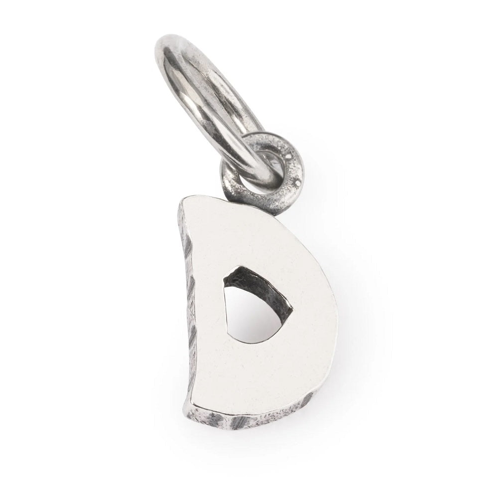 Pendente TROLLBEADS Lettera “D” in Argento 925 - TAGBE-20273