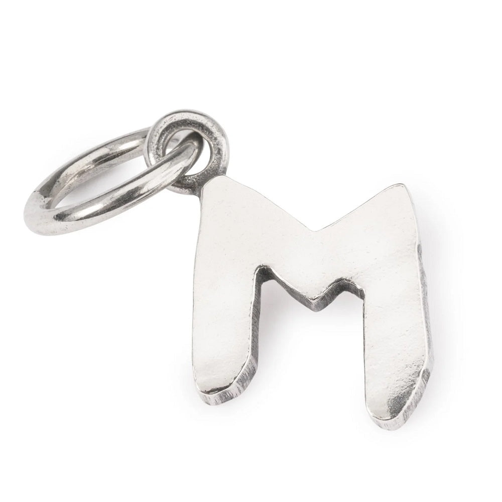 Pendente TROLLBEADS Lettera “M” in Argento 925 - TAGBE-20282