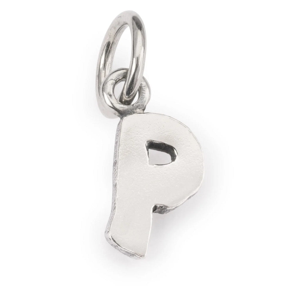 Pendente TROLLBEADS Lettera “P” in Argento 925 - TAGBE-20285