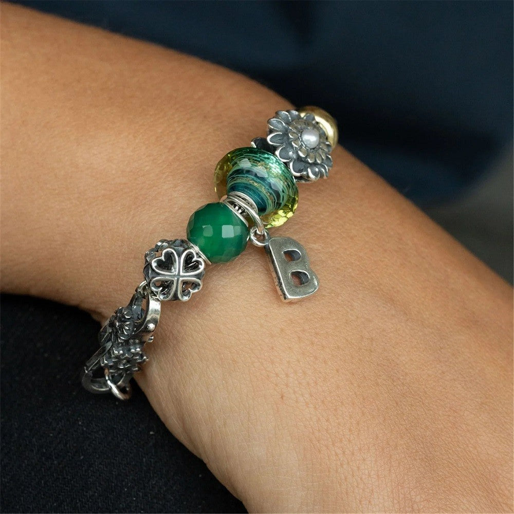 Pendente TROLLBEADS Lettera “B” in Argento 925 - TAGBE-20271