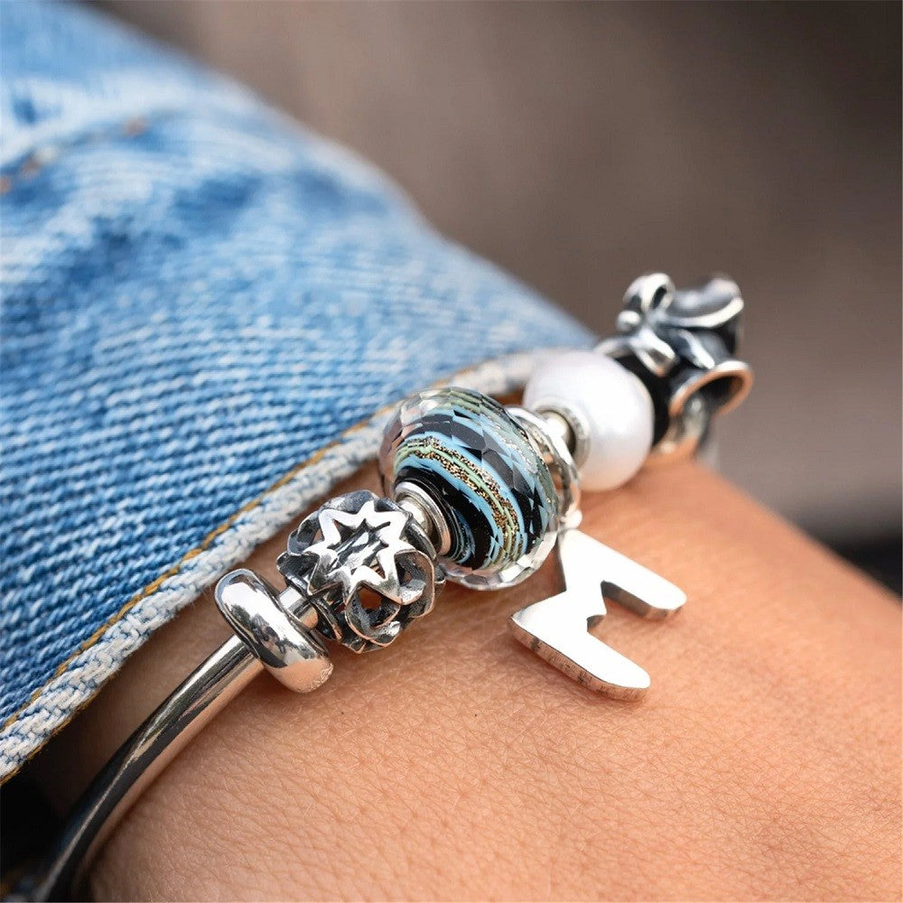 Pendente TROLLBEADS Lettera “M” in Argento 925 - TAGBE-20282 - immagine 2
