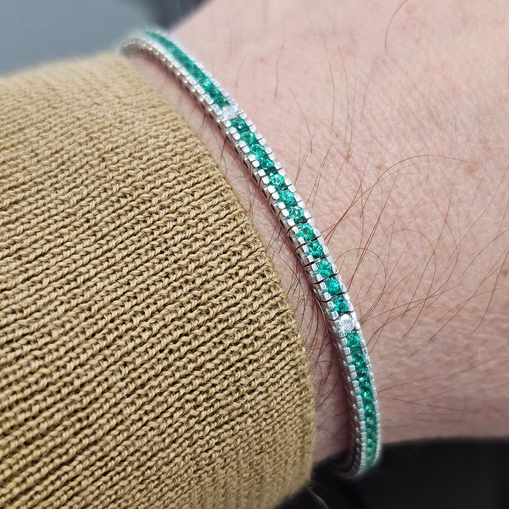 Bracciale Tennis Uomo GIORGIO VISCONTI Antologie - BR39611UKS