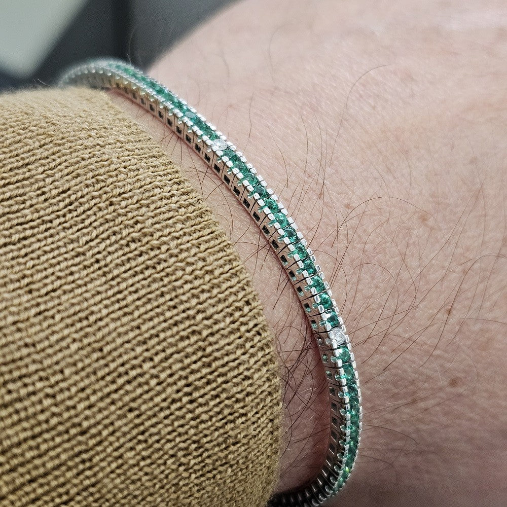 Bracciale Tennis Uomo GIORGIO VISCONTI Antologie - BR39611UKS - immagine 3