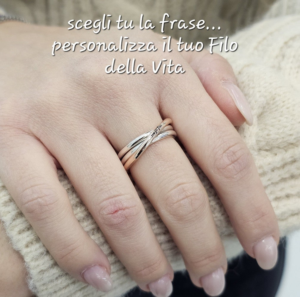 Anello Donna FILODELLAVITA Classic 3 Fili - AN322AR/14