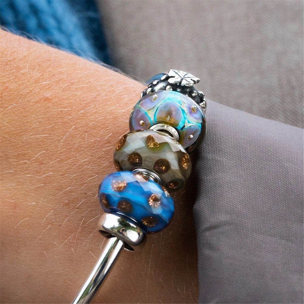 Beads TROLLBEADS Bagliore Di Bronzo in Vetro di Murano - TGLBE-30094 - immagine 2