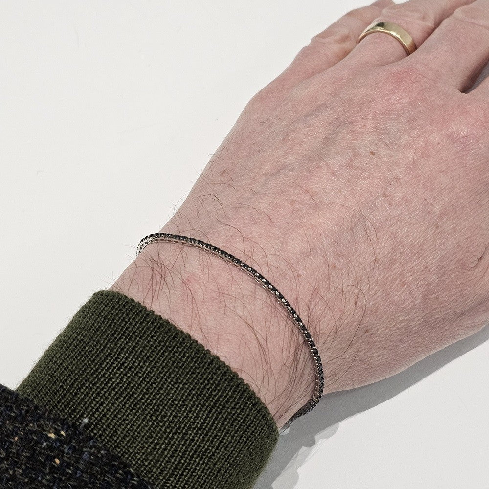 Bracciale Tennis Uomo DALU GIOIELLI - RCR001 - immagine 2