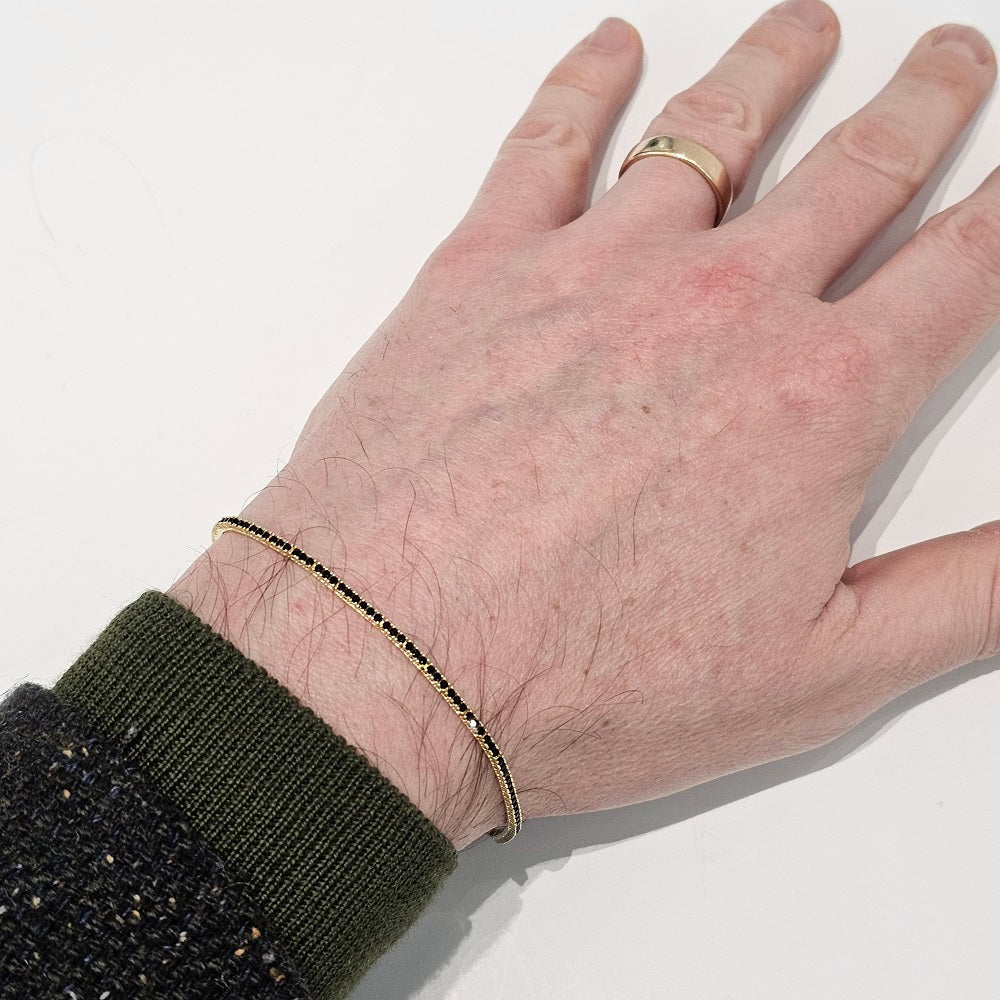 Bracciale Tennis Uomo in ORO 750 (18KT) - 1260.BR62480:88M13
