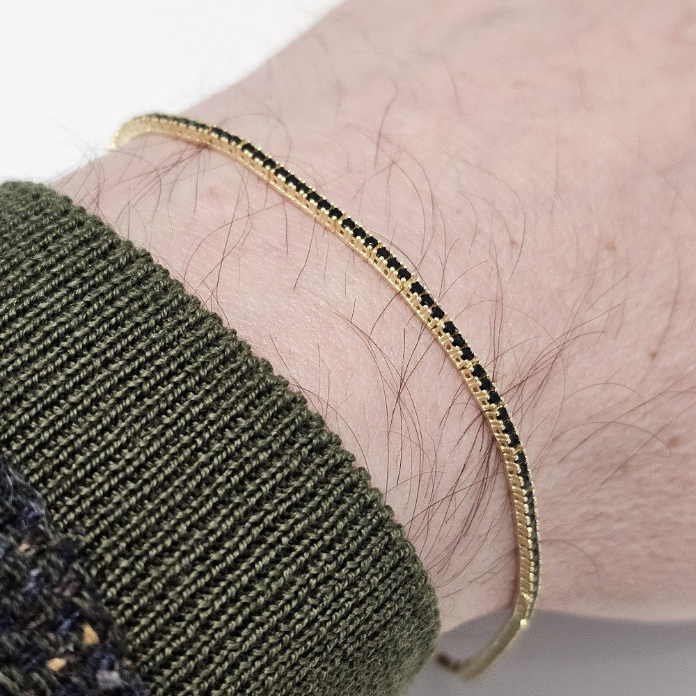 Bracciale Tennis Uomo in ORO 750 (18KT) - 1260.BR62480:88M13