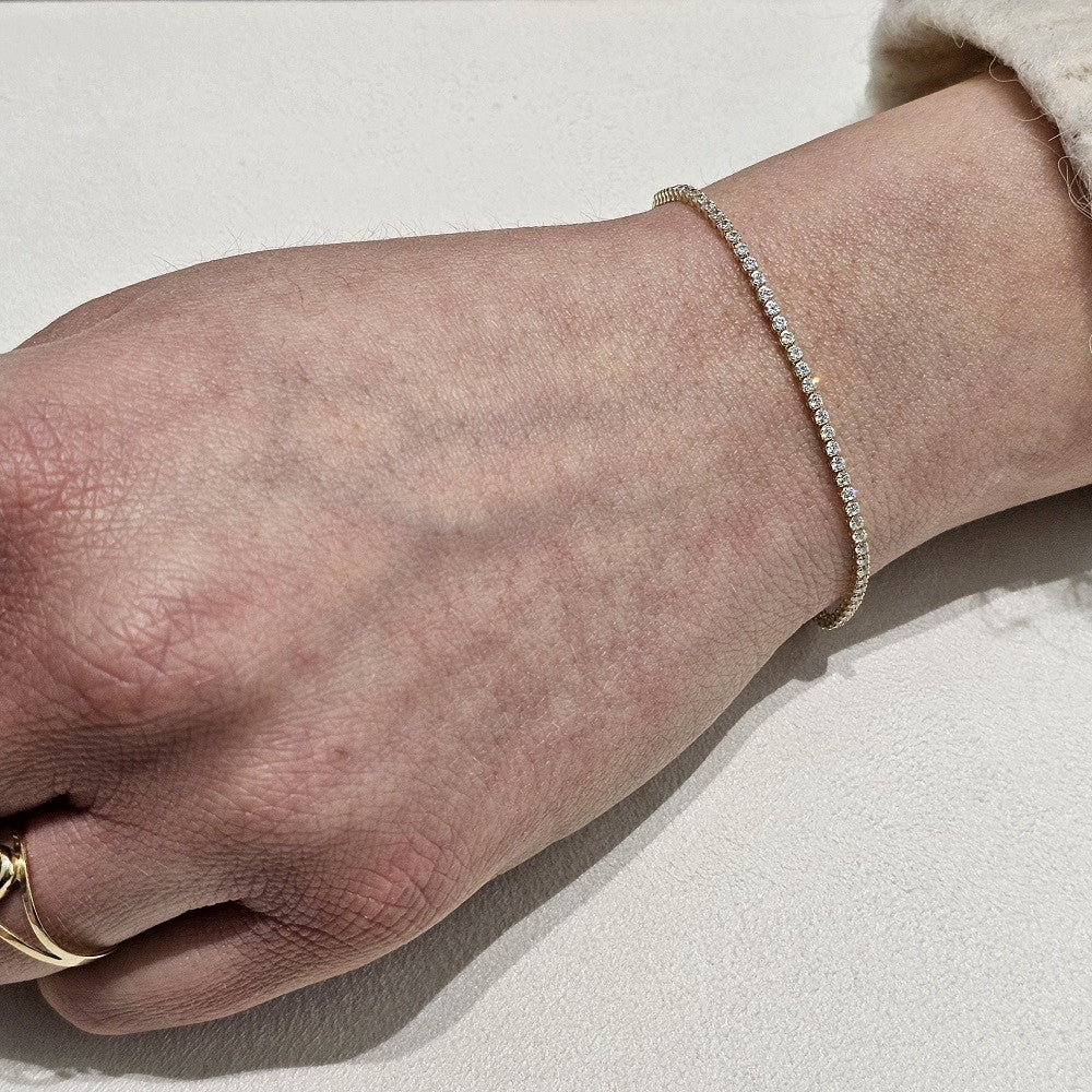 Bracciale Donna Tennis ORO 750 (18KT) - 1323.BR25418:56M7 - immagine 2