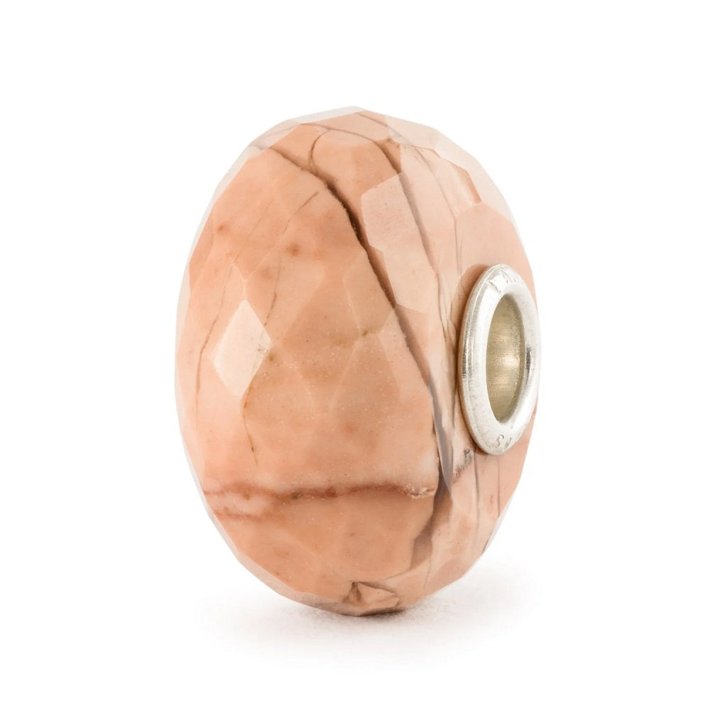 Beads TROLLBEADS Conchiglia Fossile in Pietra Preziosa e Argento 925 - TSTBE-20043