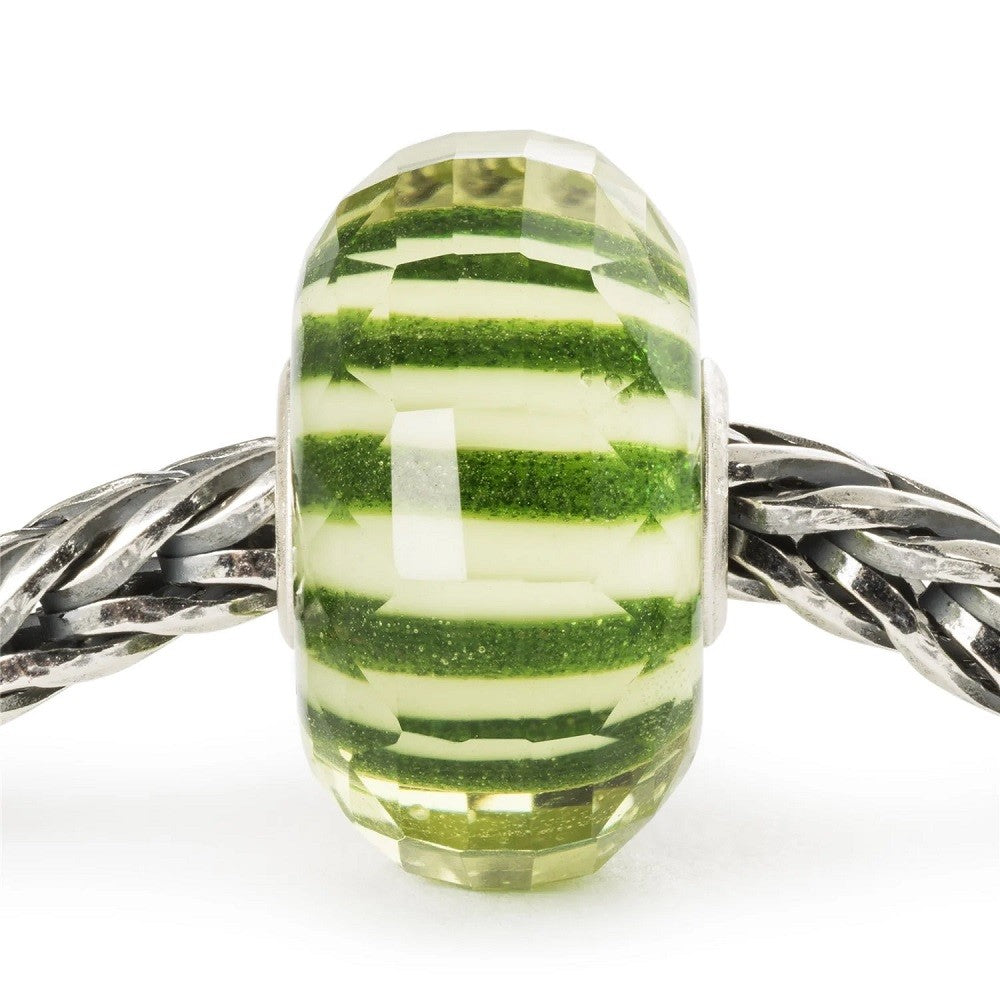Beads TROLLBEADS Armonia Verde in Vetro di Murano e Argento 925 - TGLBE-40007 Edizione Limitata - immagine 2