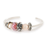 Beads TROLLBEADS Sentiero Di Fiori in Vetro di Murano e Argento 925 - TGLBE-20408 Limited Edition - immagine 3