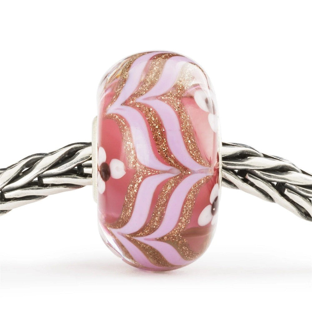 Beads TROLLBEADS Sentiero Di Fiori in Vetro di Murano e Argento 925 - TGLBE-20408 Limited Edition - immagine 4