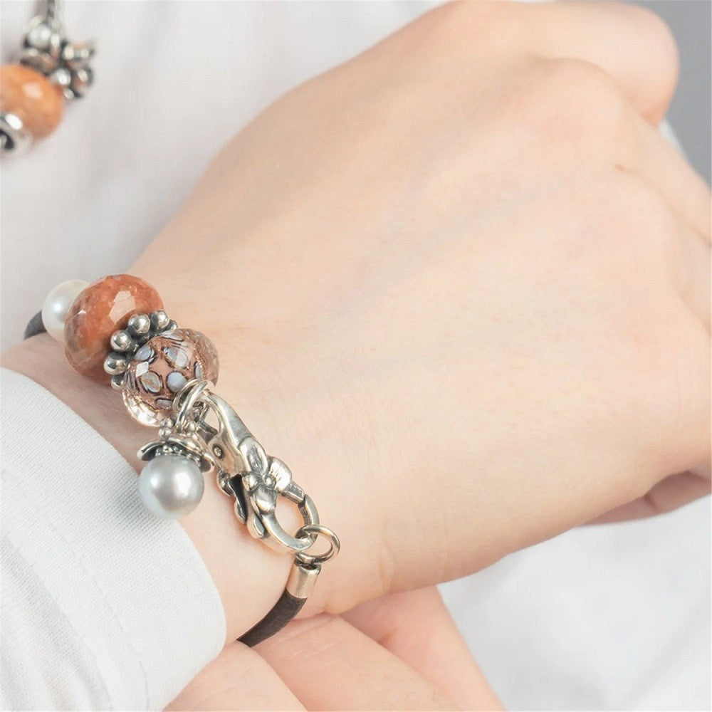 Beads TROLLBEADS Gocce Di Attenzioni in Vetro di Murano e Argento 925 - TGLBE-30133 - immagine 2