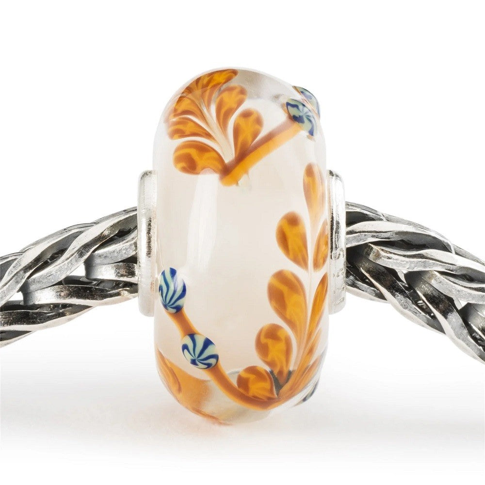 Beads TROLLBEADS Salice Dorato in Vetro di Murano e Argento 925 - TGLBE-20404 - immagine 2