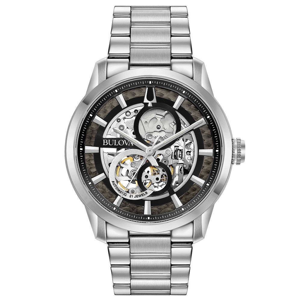 Orologio Uomo BULOVA Sutton Skeleton Automatic - 96A208