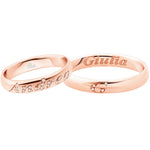 Coppia Fedi POLELLO Lettere D’Amore - 3111DR-3111UR