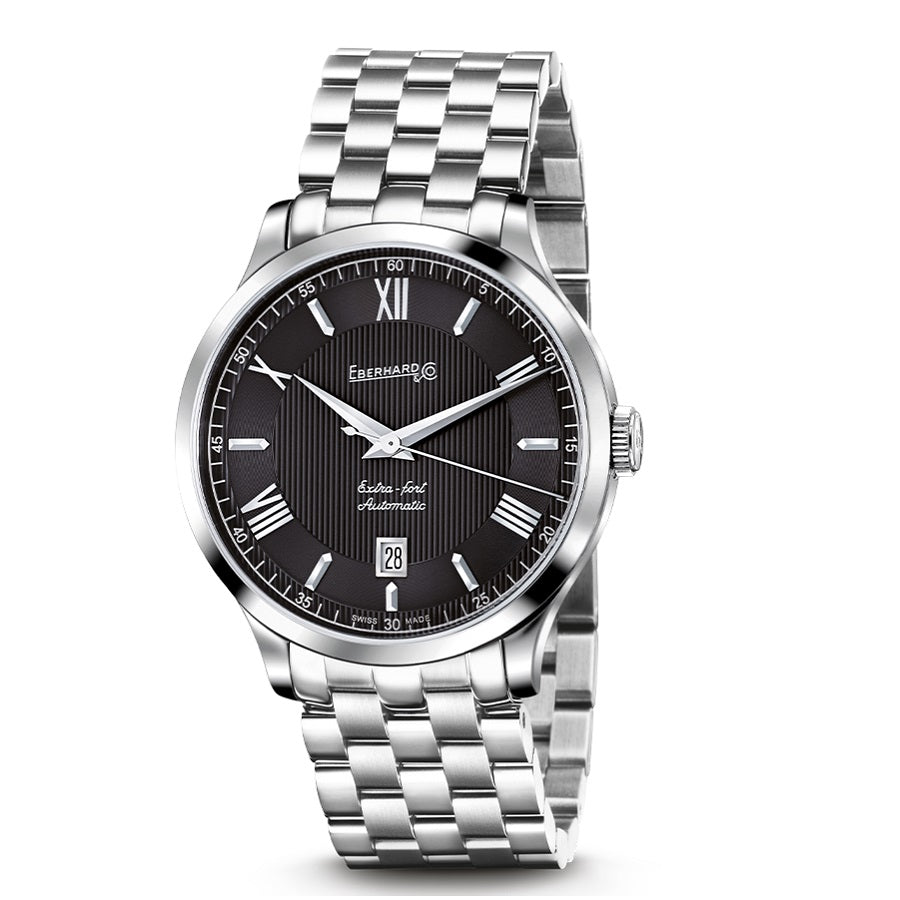Orologio Uomo EBERHARD Extra-Fort - Quadrante Nero - 41029.6 CA99/NERO