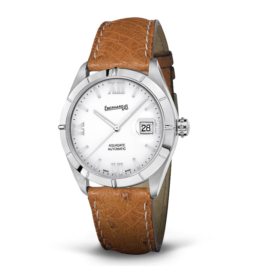 Orologio Uomo EBERHARD Aquadate - Quadrante Bianco - 41015.7 S CP