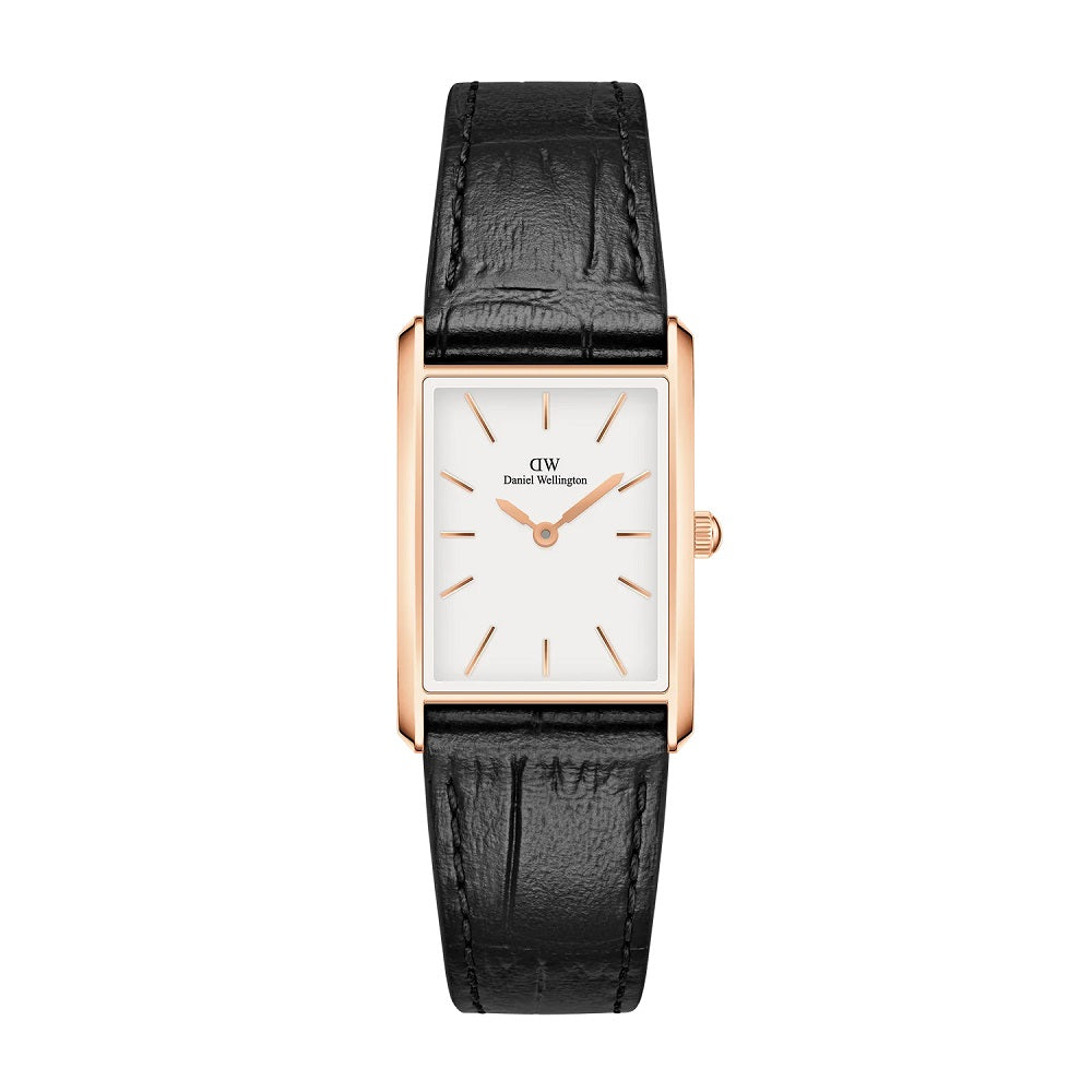Orologio Donna DANIEL WELLINGTON Bound Black Crocodile Rose Gold - DW00100693