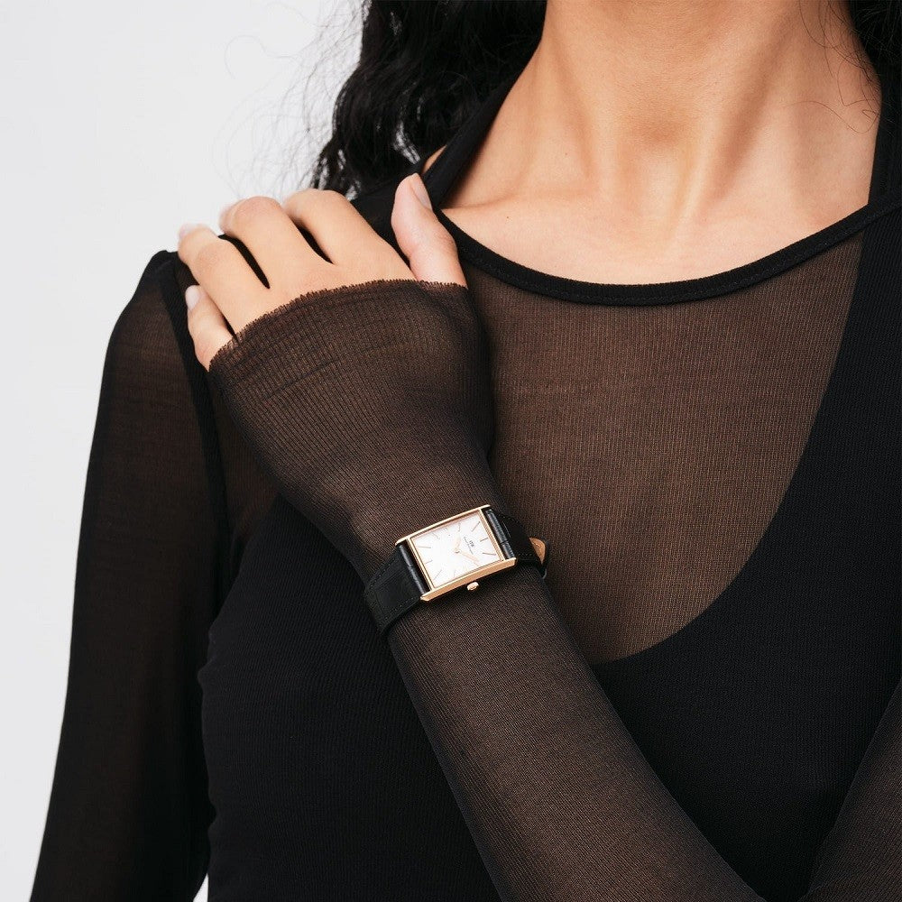 Orologio Donna DANIEL WELLINGTON Bound Black Crocodile Rose Gold - DW00100693 - immagine 2