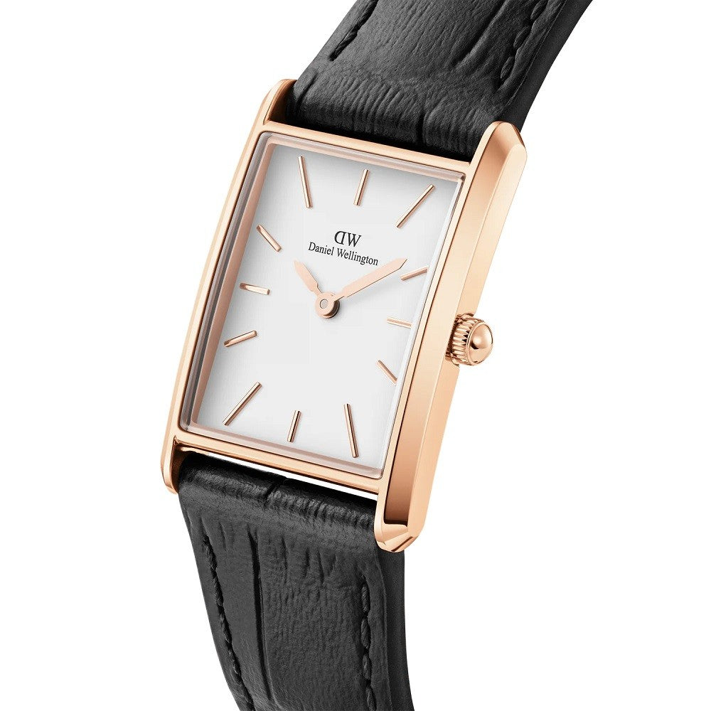 Orologio Donna DANIEL WELLINGTON Bound Black Crocodile Rose Gold - DW00100693 - immagine 3