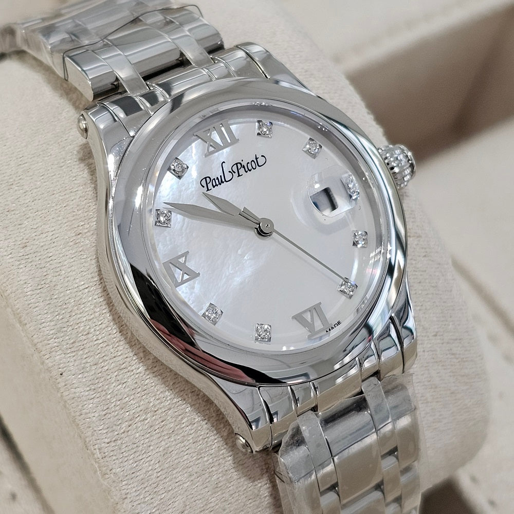 Orologio Donna PAUL PICOT Saint Tropez Diamonds - 2694SL-N1D1