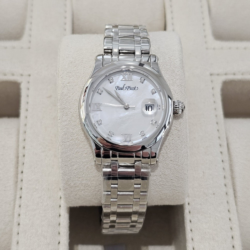 Orologio Donna PAUL PICOT Saint Tropez Diamonds - 2694SL-N1D1