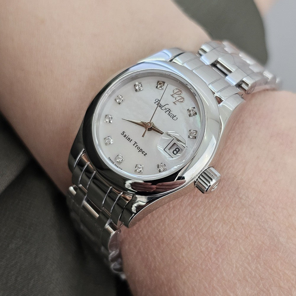 Orologio Donna PAUL PICOT Saint Tropez Diamonds - 4113NK/B
