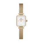 Orologio Donna DANIEL WELLINGTON Quadro Mini Lumine Bezel Gold - DW00100730