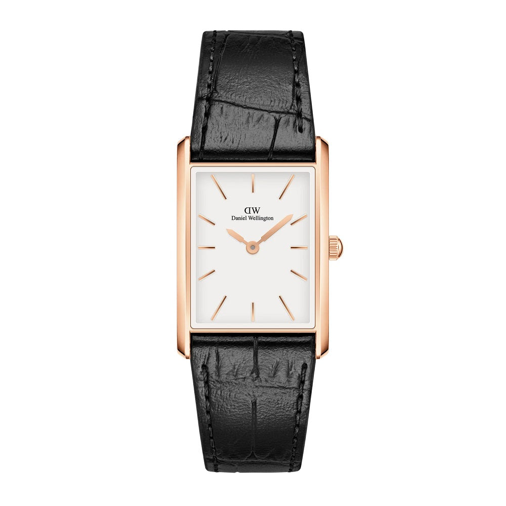 Orologio Unisex DANIEL WELLINGTON Bound Black Crocodile Rose Gold - DW00100698