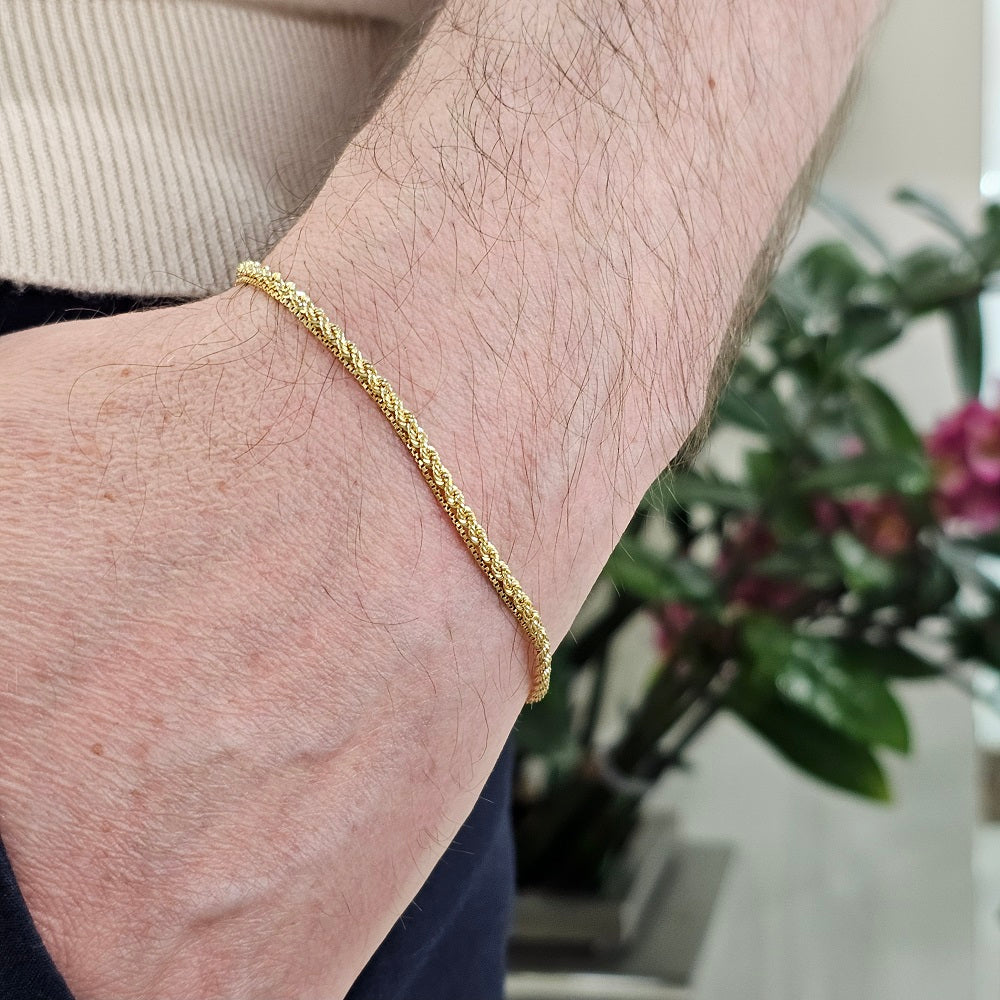 Bracciale ORO 750 (18KT) Uomo - 1397.BR40220:28M7